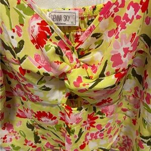 Sienna Sky Colorful Floral Top